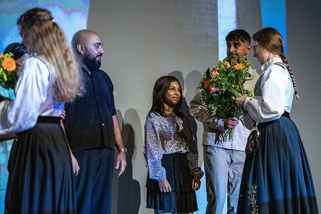 The opening screening at The 51st Norwegian International Film Festival in Haugesund. - Asim Chaudhry, Liza Haider, Mohammed Ahmed - Hør her'a! - Veranstaltungen