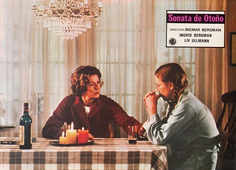 Ingrid Bergman, Liv Ullmann - Herbstsonate - Lobbykarten