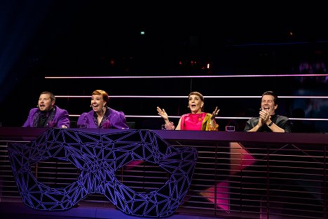 Janne Kataja, Jenni Kokander, Maria Veitola, Mikko Kuustonen - Masked Singer Suomi - Filmfotók