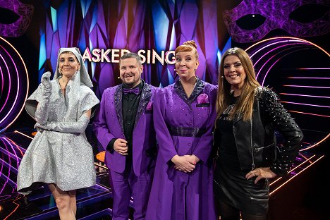 Maria Veitola, Janne Kataja, Jenni Kokander, Eini - Masked Singer Suomi - Promóció fotók
