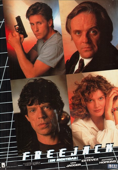 Emilio Estevez, Mick Jagger, Anthony Hopkins, Rene Russo - Freejack - Fotosky