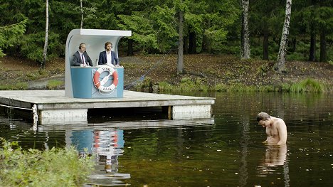 Fredrik Steen, Martin Lund, Herbert Nordrum - Match - Badetiss - Photos