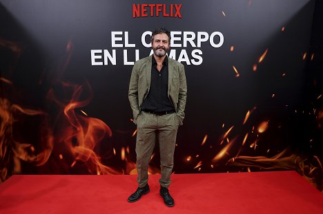 "El Cuerpo En Llamas" premiere at Capitol Cinema on September 06, 2023 in Madrid, Spain - Isak Férriz - Burning Body - Events