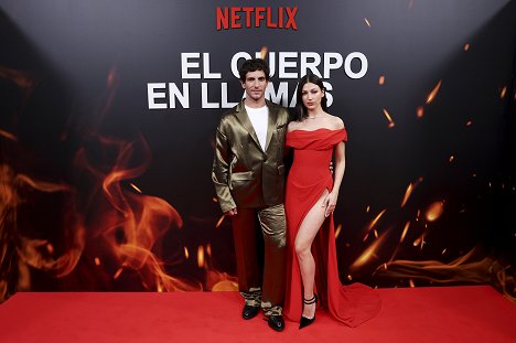 "El Cuerpo En Llamas" premiere at Capitol Cinema on September 06, 2023 in Madrid, Spain - Quim Gutiérrez, Úrsula Corberó - El cuerpo en llamas - Rendezvények