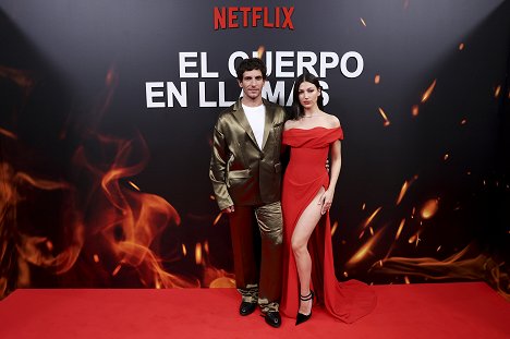 "El Cuerpo En Llamas" premiere at Capitol Cinema on September 06, 2023 in Madrid, Spain - Quim Gutiérrez, Úrsula Corberó - Corpo em Chamas - De eventos