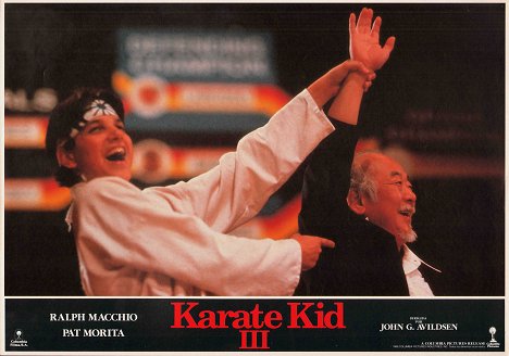 Ralph Macchio, Pat Morita - The Karate Kid, Part III - Lobby karty