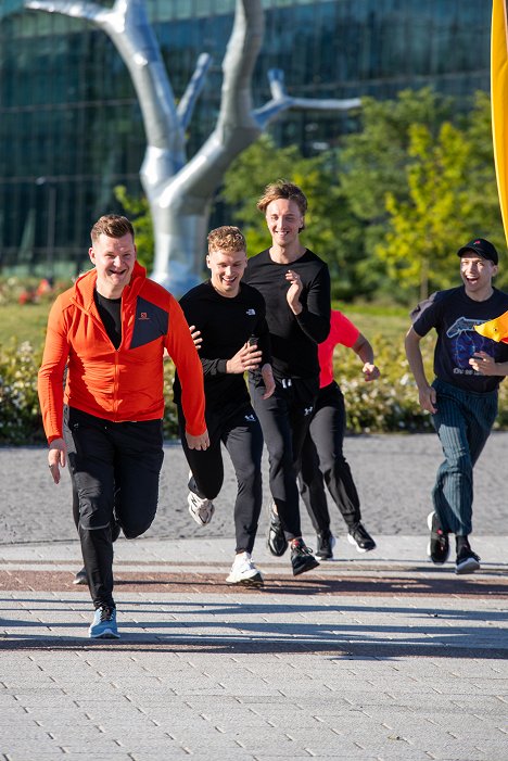 Benjamin Harima, Aapo Hettula, Ilmari Nurminen, Atte Lehtiniittu - Amazing Race Suomi - Filmfotos