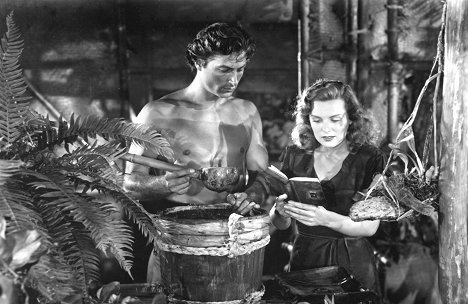 Lex Barker, Brenda Joyce - Tarzan's Magic Fountain - Filmfotók