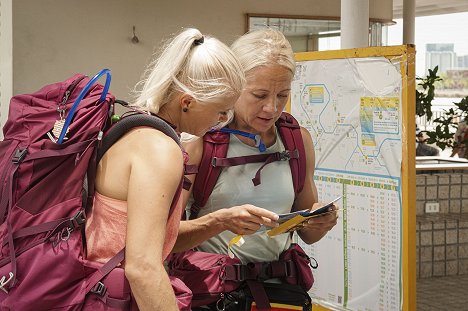 Mari Eder, Kaisa Mäkäräinen - Amazing Race Suomi - Filmfotos