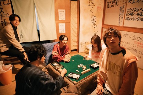 西岡星汰, Kiyo Matsumoto, Mizuki Nonaka, 三浦りょう太 - Ukauka to šúen - Del rodaje
