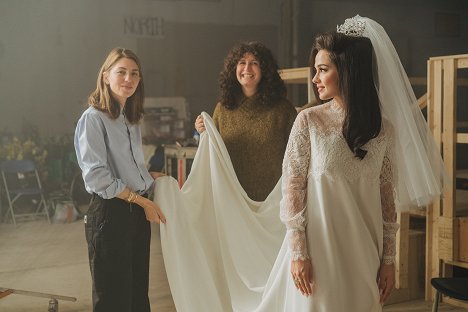 Sofia Coppola, Stacey Battat, Cailee Spaeny - Priscilla - Del rodaje