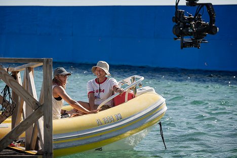 Jodie Foster, Annette Bening - Nyad - Dreharbeiten