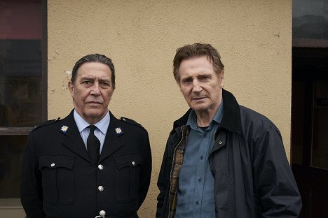 Ciarán Hinds, Liam Neeson - Saints & Sinners - Tournage