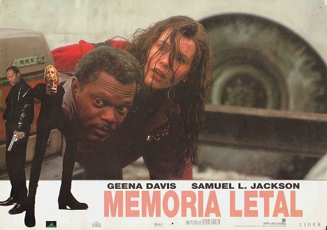 Samuel L. Jackson, Geena Davis - Memoria letal - Fotocromos