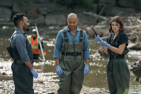 Andy McQueen, Thom Allison, Serinda Swan - Coroner - Neighbourhood Watch - Film