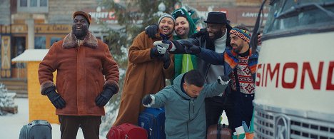 Lahcène Amari, Walid Ben Amar, Anthony Pinheiro, Charly Nyobe, Arriles Amrani - Les Segpa au ski - Van film