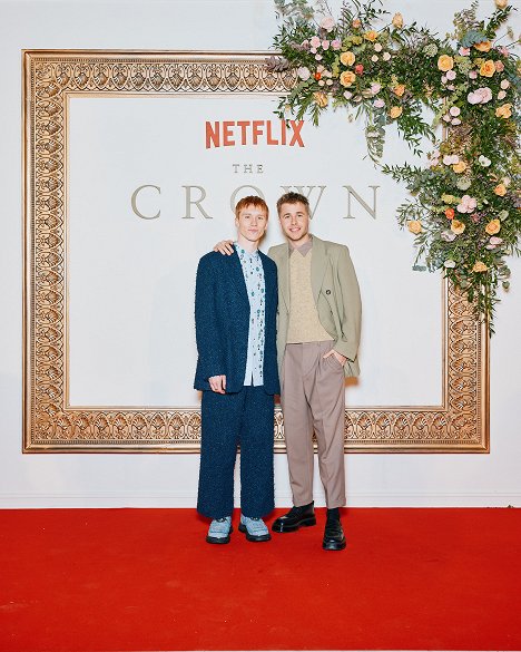 The Crown’s mid-season premiere at the Oslo Opera House on December 11, 2023 - Luther Ford, Ed McVey - The Crown - Season 6 - Evenementen