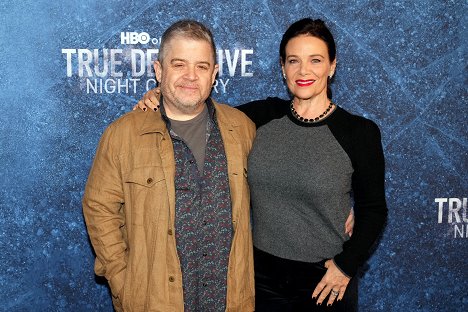 "True Detective: Night Country" Premiere Event at Paramount Pictures Studios on January 09, 2024 in Hollywood, California. - Patton Oswalt, Meredith Salenger - True Detective - Night Country - Events