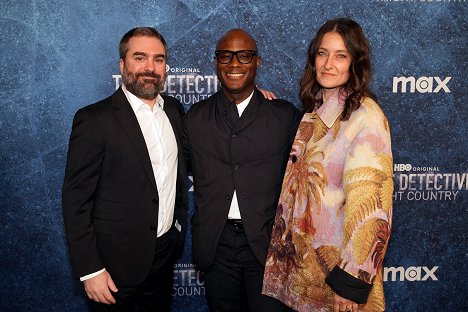 "True Detective: Night Country" Premiere Event at Paramount Pictures Studios on January 09, 2024 in Hollywood, California. - Mark Ceryak, Barry Jenkins, Adele Romanski - True Detective - Night Country - Événements