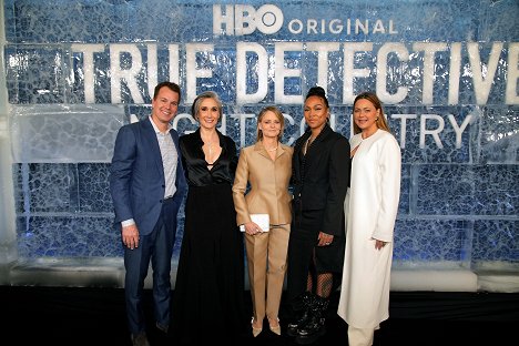 "True Detective: Night Country" Premiere Event at Paramount Pictures Studios on January 09, 2024 in Hollywood, California. - Casey Bloys, Issa López, Jodie Foster, Kali Reis, Francesca Orsi - True Detective - Night Country - Events