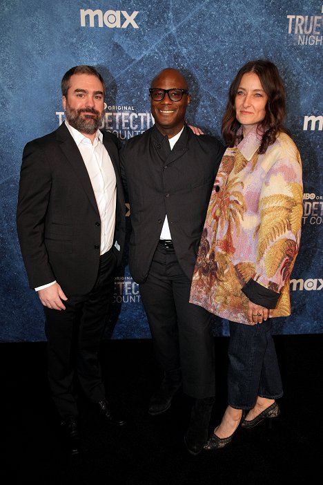 "True Detective: Night Country" Premiere Event at Paramount Pictures Studios on January 09, 2024 in Hollywood, California. - Mark Ceryak, Barry Jenkins, Adele Romanski - True Detective - Night Country - Tapahtumista