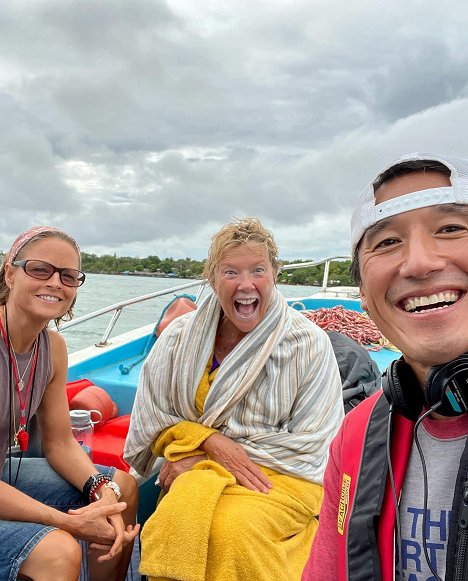 Jodie Foster, Annette Bening, Jimmy Chin - Insubmersible - Tournage