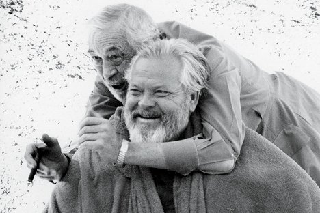 John Huston, Orson Welles - Al otro lado del viento - Del rodaje