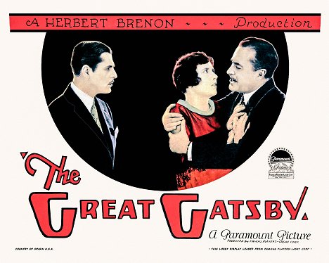 Warner Baxter, Lois Wilson, Hale Hamilton - The Great Gatsby - Fotosky