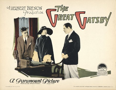 Neil Hamilton, Carmelita Geraghty, Warner Baxter - The Great Gatsby - Fotocromos