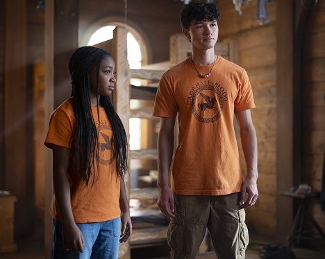 Leah Jeffries, Charlie Bushnell - Percy Jackson and the Olympians - The Prophecy Comes True - Do filme