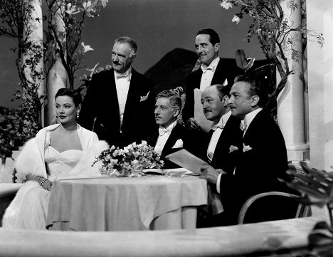 Gene Tierney, Danny Kaye, Henri Letondal, Marcel Dalio - En la Costa Azul - De la película