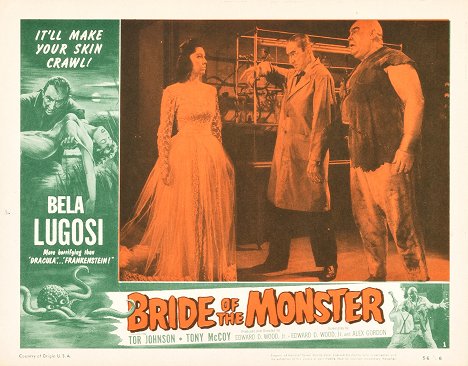 Loretta King, Bela Lugosi, Tor Johnson - A szörny menyasszonya - Vitrinfotók