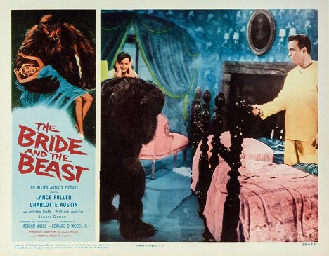 Charlotte Austin, Lance Fuller - The Bride and the Beast - Lobby Cards