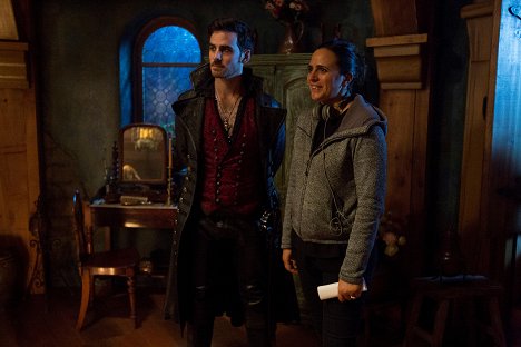 Colin O'Donoghue, Alex Kalymnios - Once Upon a Time - Eloise Gardener - Making of