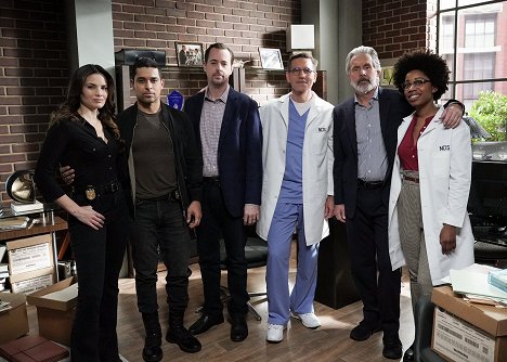 Katrina Law, Wilmer Valderrama, Sean Murray, Brian Dietzen, Gary Cole, Diona Reasonover - NCIS : Enquêtes spéciales - Adieu Ducky - Tournage