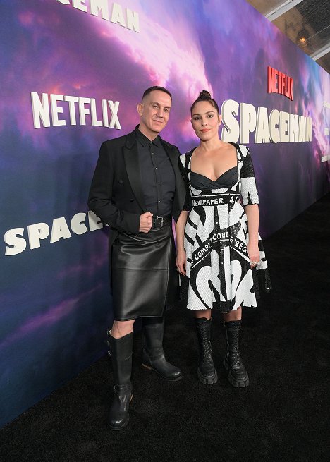 Netflix's "Spaceman" LA Special Screening at The Egyptian Theatre Hollywood on February 26, 2024 in Los Angeles, California - Jeremy Scott, Noomi Rapace - El astronauta - Eventos
