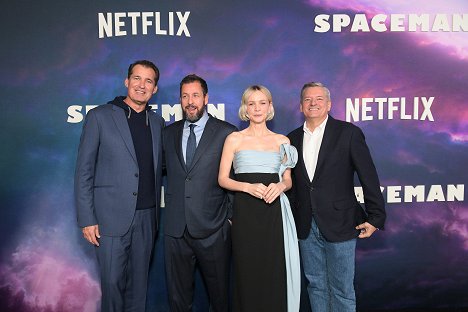 Netflix's "Spaceman" LA Special Screening at The Egyptian Theatre Hollywood on February 26, 2024 in Los Angeles, California - Scott Stuber, Adam Sandler, Carey Mulligan, Ted Sarandos - Spaceman - Events