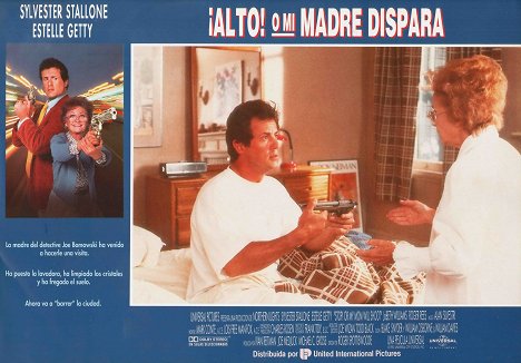 Sylvester Stallone, Estelle Getty - Pára ou a Mamã Dispara - Cartões lobby