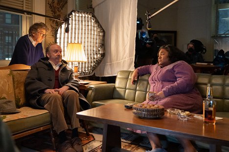 Alexander Payne, Paul Giamatti, Da'Vine Joy Randolph - Los que se quedan - Del rodaje