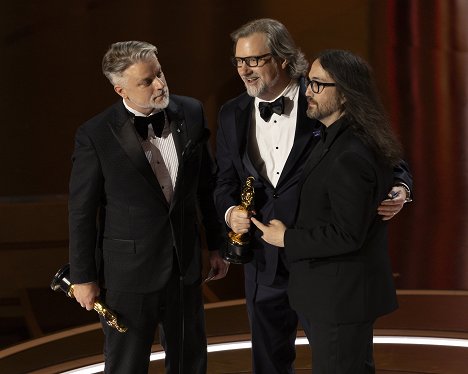 Brad Booker, Dave Mullins, Sean Lennon - Ceremonia de los Oscar 2024 - De la película