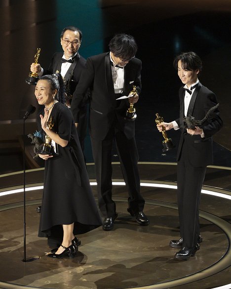 Kiyoko Shibuya, Masaki Takahashi, Takaši Jamazaki, Tatsuji Nojima - Oscar 2024 - Z filmu