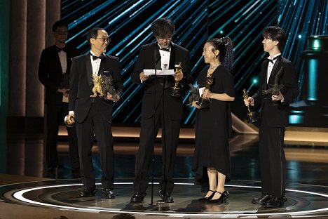 Masaki Takahashi, Takashi Yamazaki, Kiyoko Shibuya, Tatsuji Nojima - Oscar 2024 - Die Academy Awards - Live aus L.A. - Filmfotos