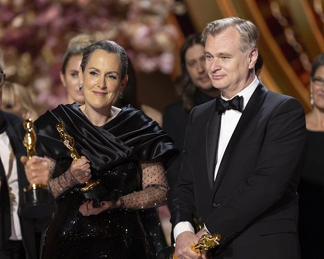 Emma Thomas, Christopher Nolan - The Oscars - Photos