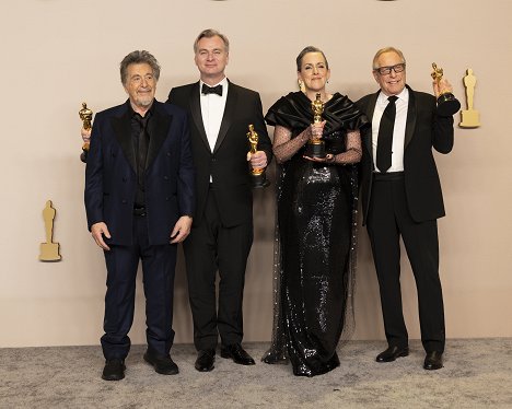 Al Pacino, Christopher Nolan, Emma Thomas, Charles Roven - Ceremonia de los Oscar 2024 - Promoción