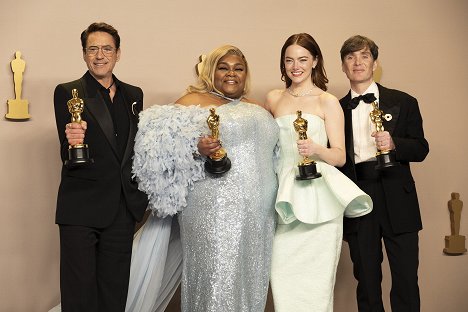 Robert Downey Jr., Da'Vine Joy Randolph, Emma Stone, Cillian Murphy - OSCARS - Die Nacht 2024 - Die Show - Werbefoto