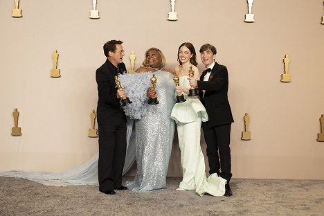 Robert Downey Jr., Da'Vine Joy Randolph, Emma Stone, Cillian Murphy - Ceremonia de los Oscar 2024 - Promoción