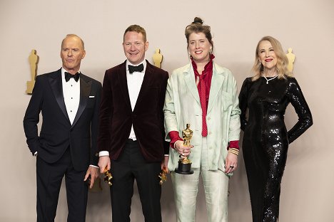 Michael Keaton, James Price, Shona Heath, Catherine O'Hara - Ceremonia de los Oscar 2024 - Promoción
