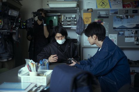 Tomokazu Yamada, Takeru Satō - April Come She Will - Dreharbeiten