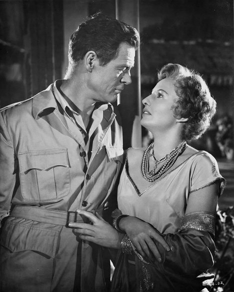 Robert Ryan, Barbara Stanwyck - Huida a Birmania - De la película