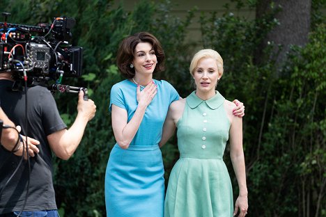 Anne Hathaway, Jessica Chastain - Mothers' Instinct - Dreharbeiten